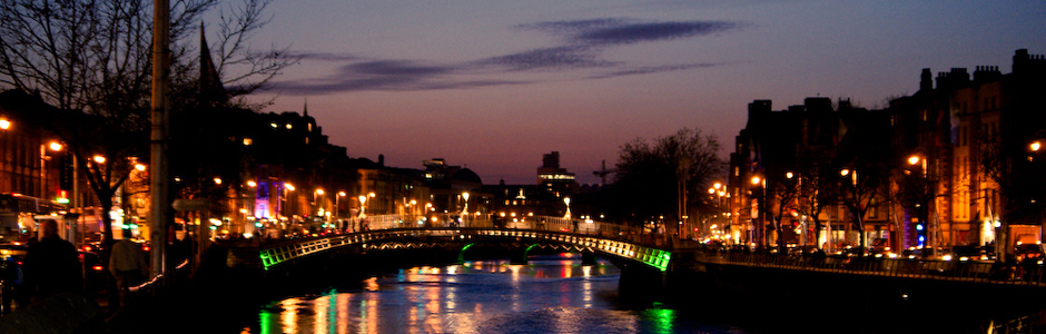 Dublin City at Night